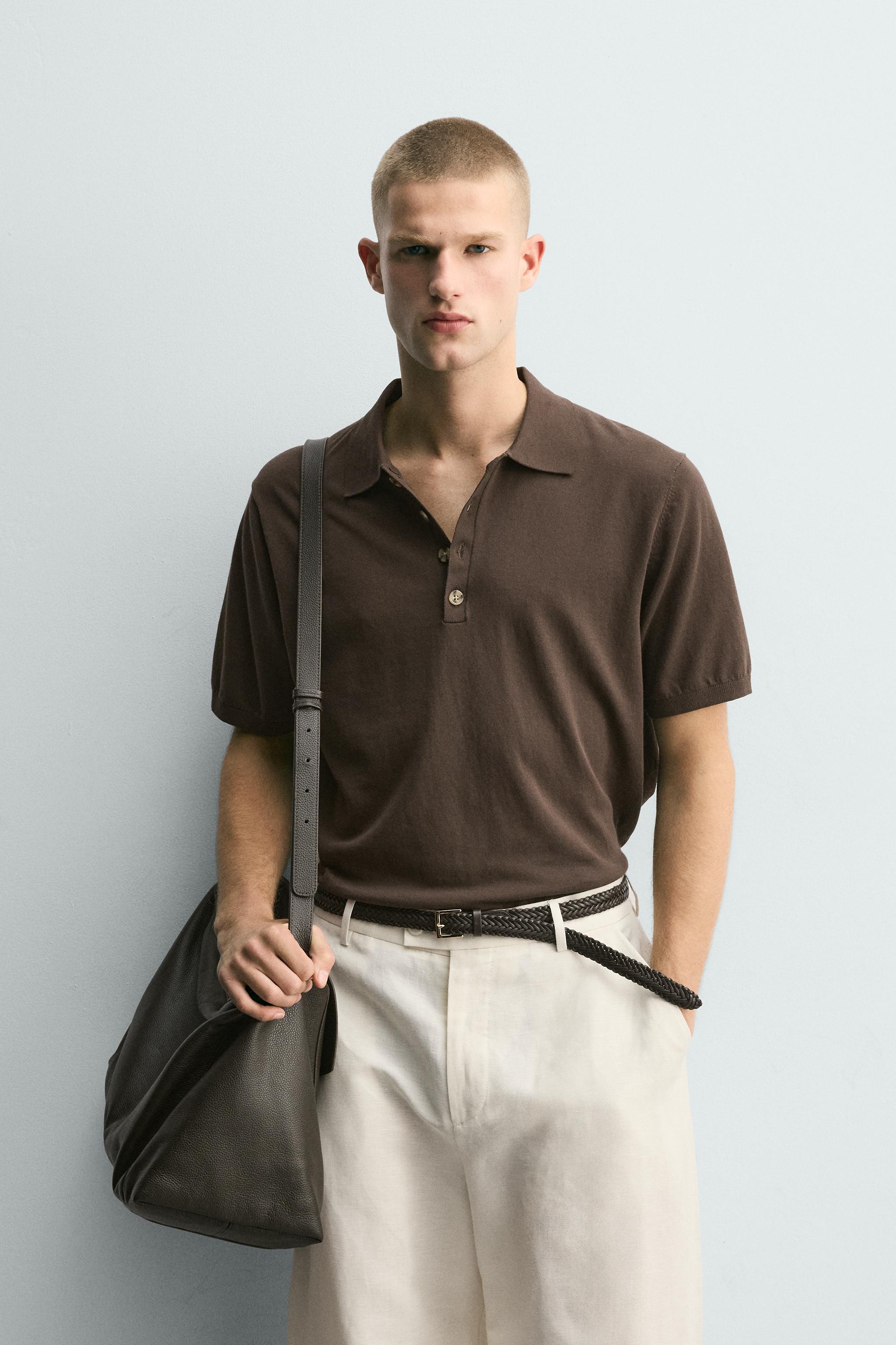 RELAXED FIT KNIT POLO